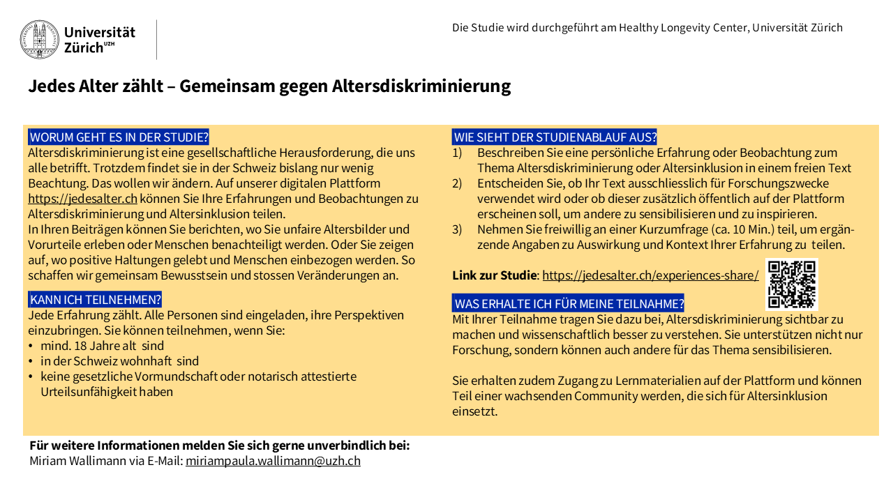 Bild des Flyers der Viras-Studie