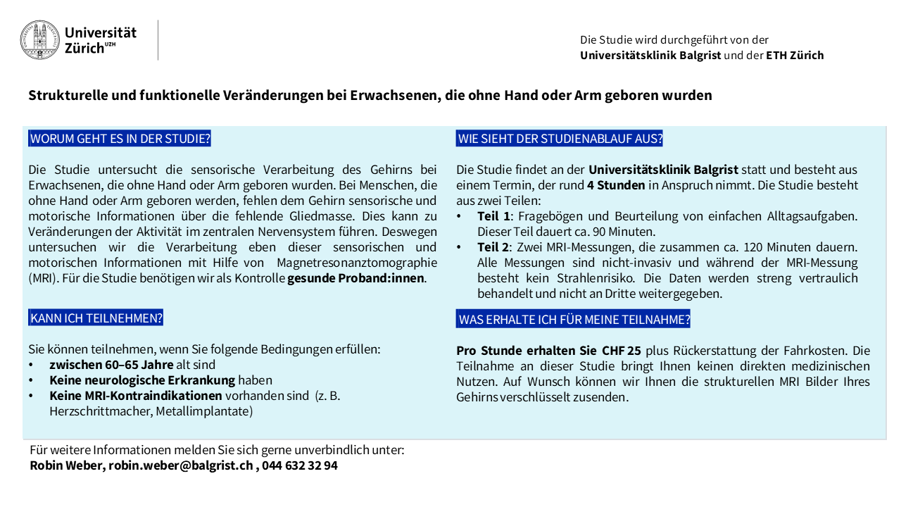 Bild des Flyers der Viras-Studie