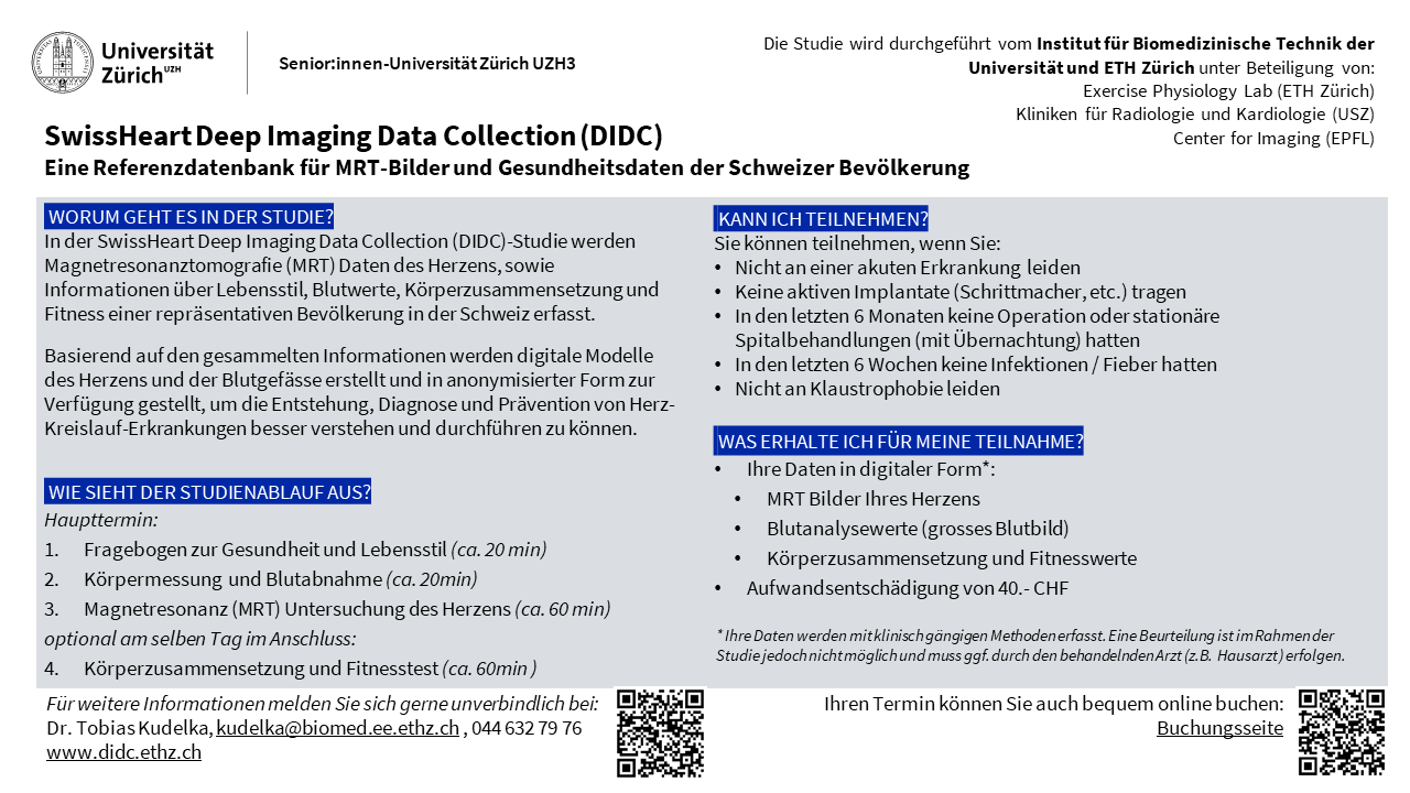 Bild des Flyers der DIDC Studie